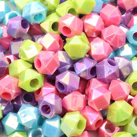 8mm Pastel Mix Faceted Beads, 200ct. by Creatology™